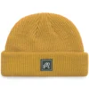 Malbon M Script FIshermans Knit Beanie - Yellow