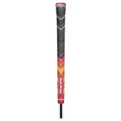 Golf Pride MultiCompound Plus4 Midsize Grip - Dark Red/Yellow