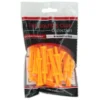 Golfers Club Graduated Tees - Orange 50mm