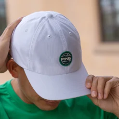 PING Looper Adjustable Baseball Cap -Sports - Golf Shop ping looperunstructuredcap white 3