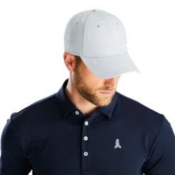 PING Mr. PING Baseball Cap - Pearl Grey/White -Sports - Golf Shop ping mrpringcap pearlgreywhite 1
