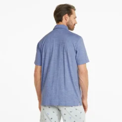 PUMA X Arnold Palmer King Polo Shirt - Lavender Pop Heather -Sports - Golf Shop puma 5355052002 4
