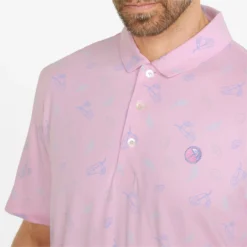 PUMA X Arnold Palmer Cloudspun Contender Polo Shirt - Pale Pink/Lavender Pop -Sports - Golf Shop puma 5355072002 6