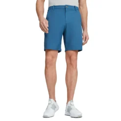 PUMA Dealer 8 Inch Golf Shorts - Lake Blue -Sports - Golf Shop puma 8inchdealershort lakeblue 4