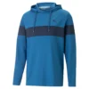 PUMA MATTR Colourblock Hoodie - Lake Blue/Navy Blazer
