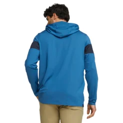 PUMA MATTR Colourblock Hoodie - Lake Blue/Navy Blazer -Sports - Golf Shop puma mattrcolourblockhoodie lakebluenavyblazer 4