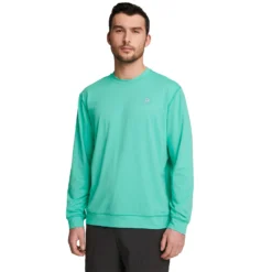 PUMA X PTC Mid-Weight Crew Neck Sweater - Aqua Green 8 PUMA X PTC Mid-Weight Crew Neck Sweater - Aqua Green -Sports - Golf Shop puma ptcmidweight aquagreen 4