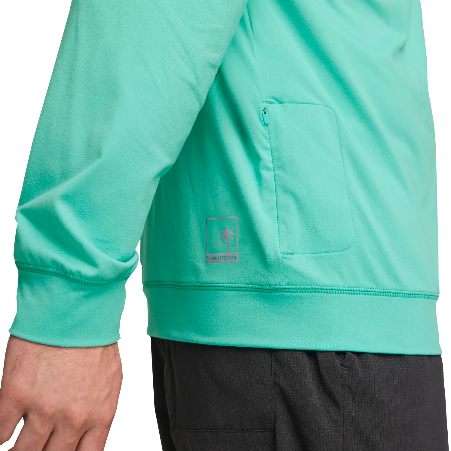 PUMA X PTC Mid-Weight Crew Neck Sweater - Aqua Green 6 PUMA X PTC Mid-Weight Crew Neck Sweater - Aqua Green - Image 6