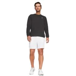 PUMA X PTC Mid-Weight Crew Neck Sweater - PUMA Black -Sports - Golf Shop puma ptcmidweight black 2