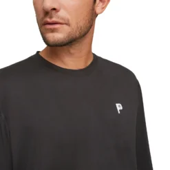 PUMA X PTC Mid-Weight Crew Neck Sweater - PUMA Black -Sports - Golf Shop puma ptcmidweight black 3