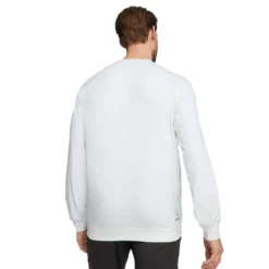 PUMA X PTC Mid-Weight Crew Neck Sweater - Bright White -Sports - Golf Shop puma ptcmidweight white 2