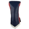 Sun Mountain Leather Fairway Head Cover - Navy White Red