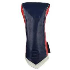 Sun Mountain Leather Fairway Head Cover - Navy White Red
