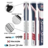 Super Stroke Traxion Pistol GT 2.0 Putter Grip - Red/White/Blue