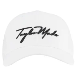 TaylorMade Script Seeker Adjustable Baseball Cap - White -Sports - Golf Shop taylormade scriptseekercap white 7
