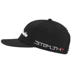 TaylorMade Tour Flatbill Baseball Cap - Black -Sports - Golf Shop taylormade tourflatbillbaseballcap black 5