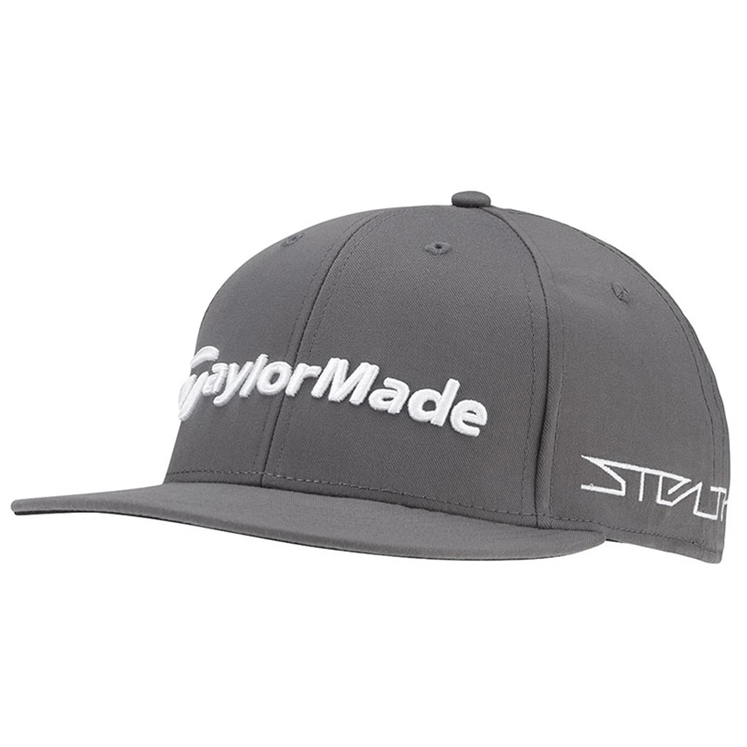 TaylorMade Tour Flatbill Baseball Cap - Charcoal 1 TaylorMade Tour Flatbill Baseball Cap - Charcoal