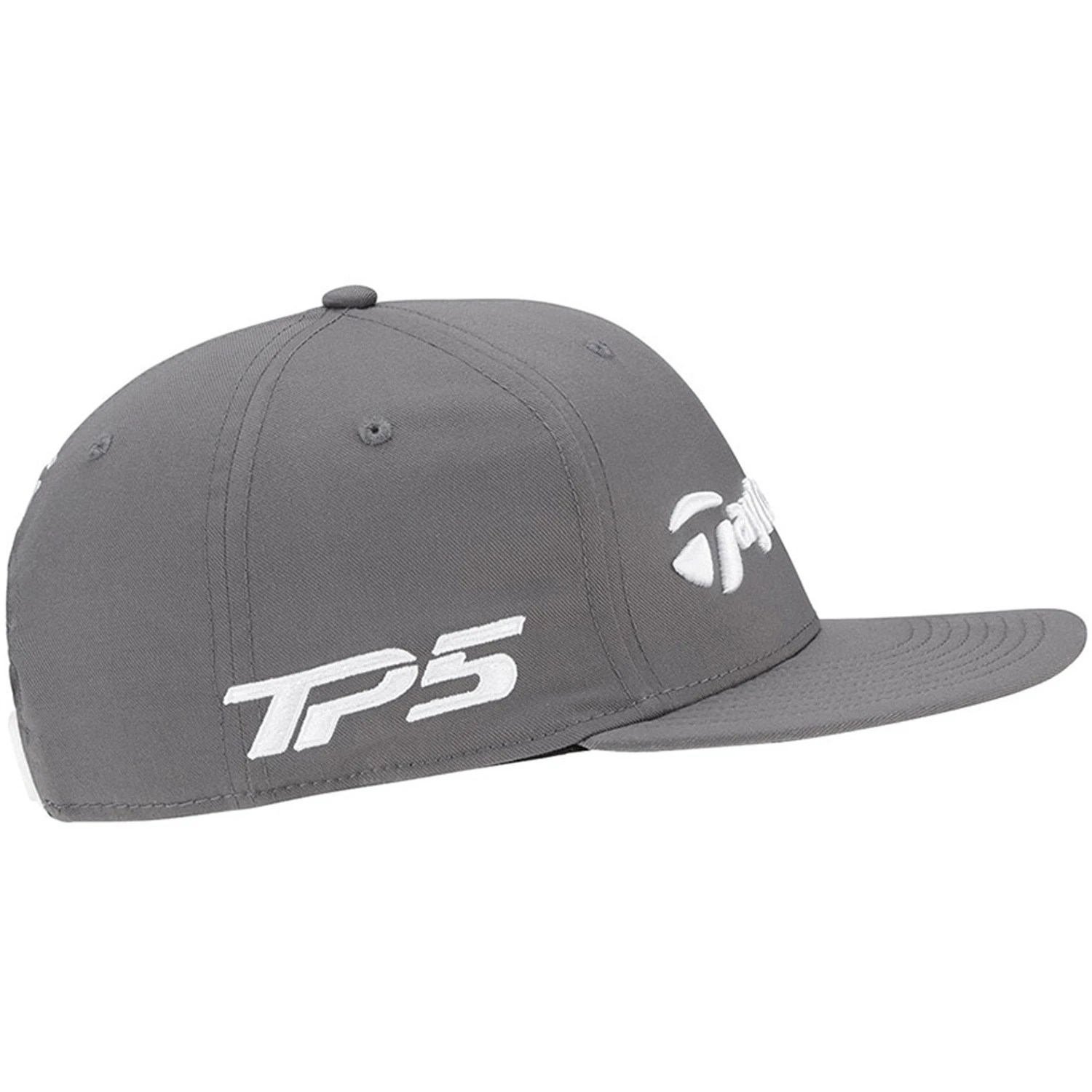 TaylorMade Tour Flatbill Baseball Cap - Charcoal 4 TaylorMade Tour Flatbill Baseball Cap - Charcoal - Image 4