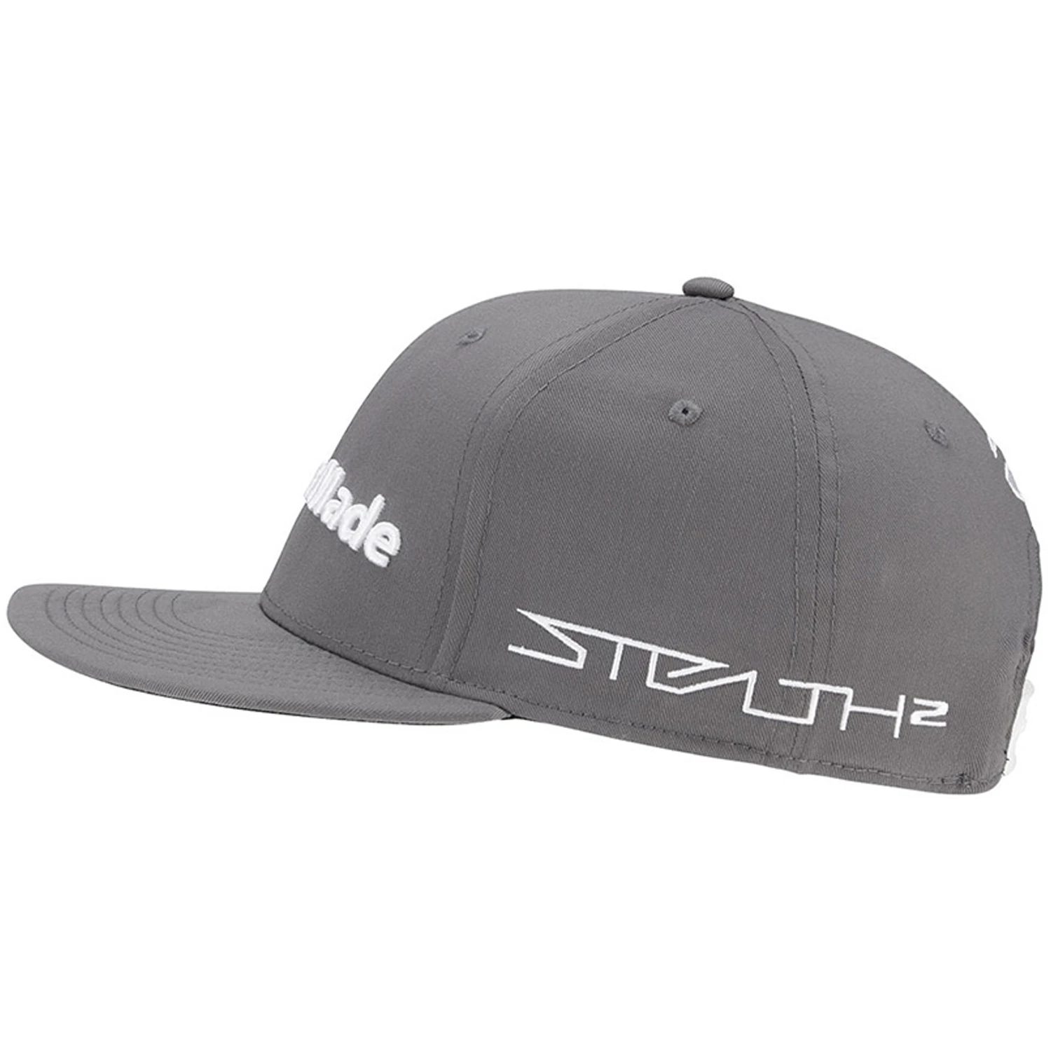TaylorMade Tour Flatbill Baseball Cap - Charcoal 5 TaylorMade Tour Flatbill Baseball Cap - Charcoal - Image 5