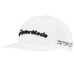 TaylorMade Tour Flatbill Baseball Cap - White