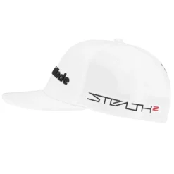 TaylorMade Tour Flatbill Baseball Cap - White -Sports - Golf Shop taylormade tourflatbillbaseballcap white 5