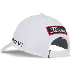 Titleist Tour Breezer Golf Baseball Cap - White/Black -Sports - Golf Shop titleist breezercap whiteblack 3