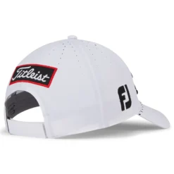 Titleist Tour Breezer Golf Baseball Cap - White/Black -Sports - Golf Shop titleist breezercap whiteblack 4