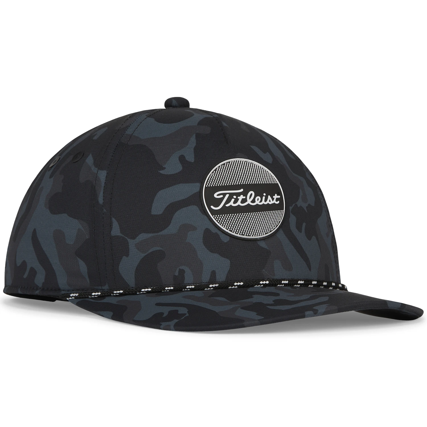 Titleist Junior Boardwalk Rope Golf Cap - Black/Camo 2 Titleist Junior Boardwalk Rope Golf Cap - Black/Camo - Image 2