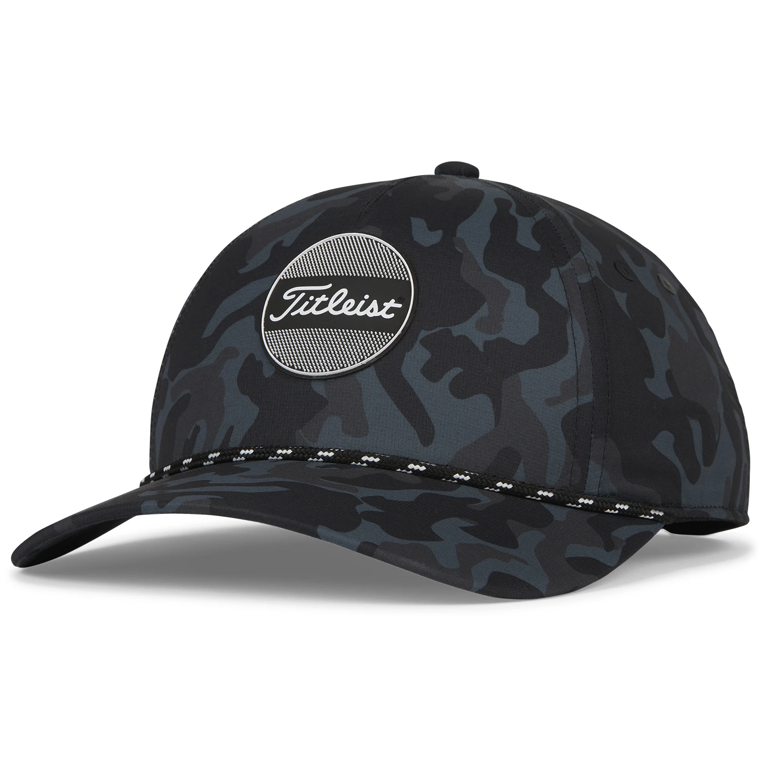 Titleist Junior Boardwalk Rope Golf Cap - Black/Camo 1 Titleist Junior Boardwalk Rope Golf Cap - Black/Camo