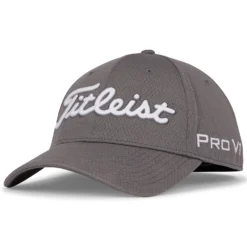 Titleist Tour Elite Golf Baseball Cap - Charcoal/White