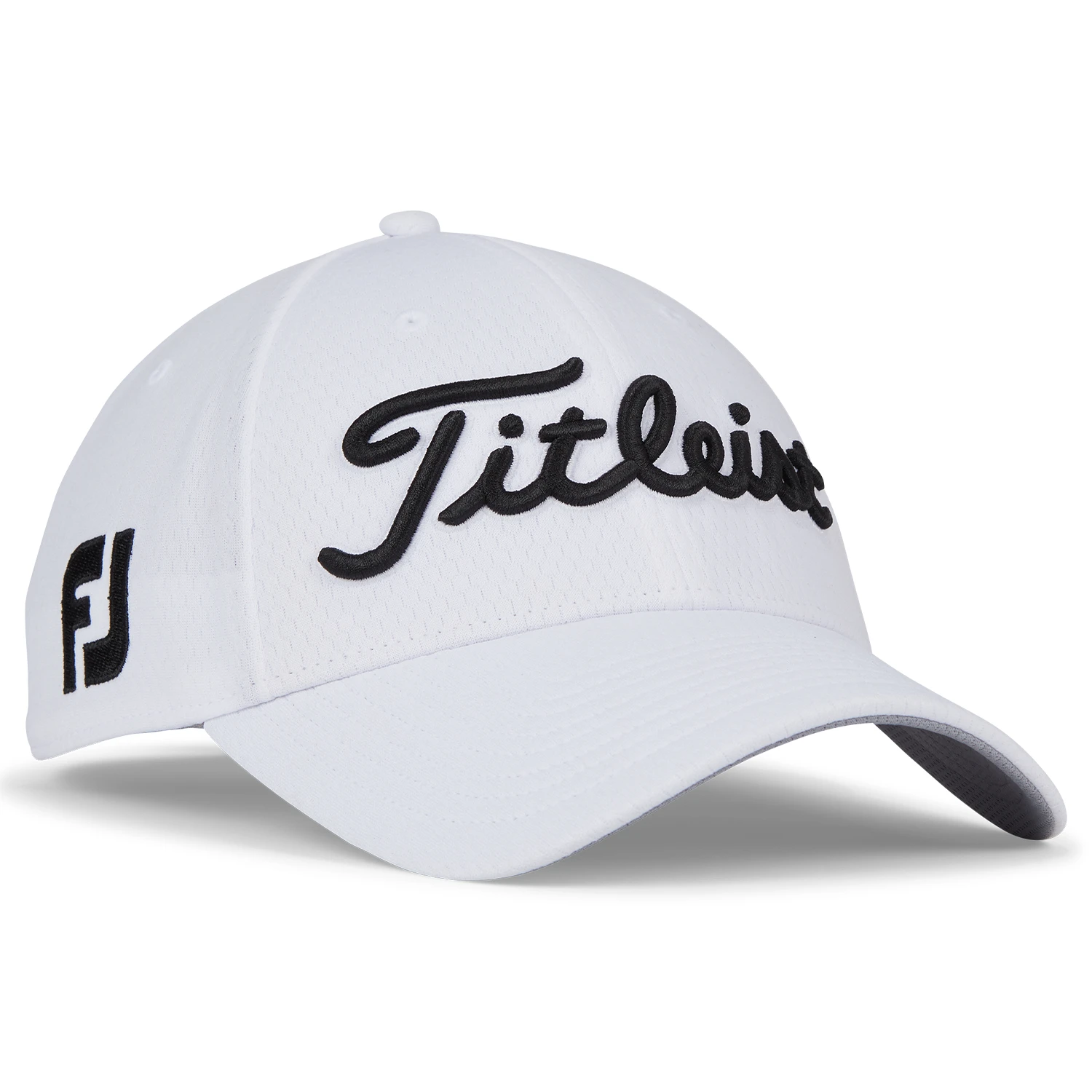 Titleist Tour Elite Golf Baseball Cap - White/Black 2 Titleist Tour Elite Golf Baseball Cap - White/Black - Image 2