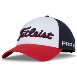 Titleist Tour Performance Adjustable Golf Cap - Navy/White/Red