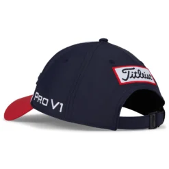 Titleist Tour Performance Adjustable Golf Cap - Navy/White/Red -Sports - Golf Shop titleist tourperformance navyredwhite 3