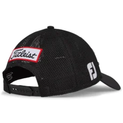 Titleist Tour Performance Mesh Adjustable Golf Cap - Black/White -Sports - Golf Shop titleist tourperformancemesh blackwhite 4