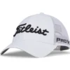 Titleist Tour Performance Mesh Adjustable Golf Cap - White/Black