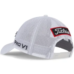 Titleist Tour Performance Mesh Adjustable Golf Cap - White/Black -Sports - Golf Shop titleist tourperformancemesh whiteblack 3