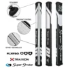 Super Stroke Traxion Flatso 1.0 Putter Grip - Black/White