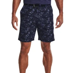 Under Armour Drive Printed Golf Shorts - Midnight Navy 6 Under Armour Drive Printed Golf Shorts - Midnight Navy -Sports - Golf Shop ua driveshort midnightblue 1