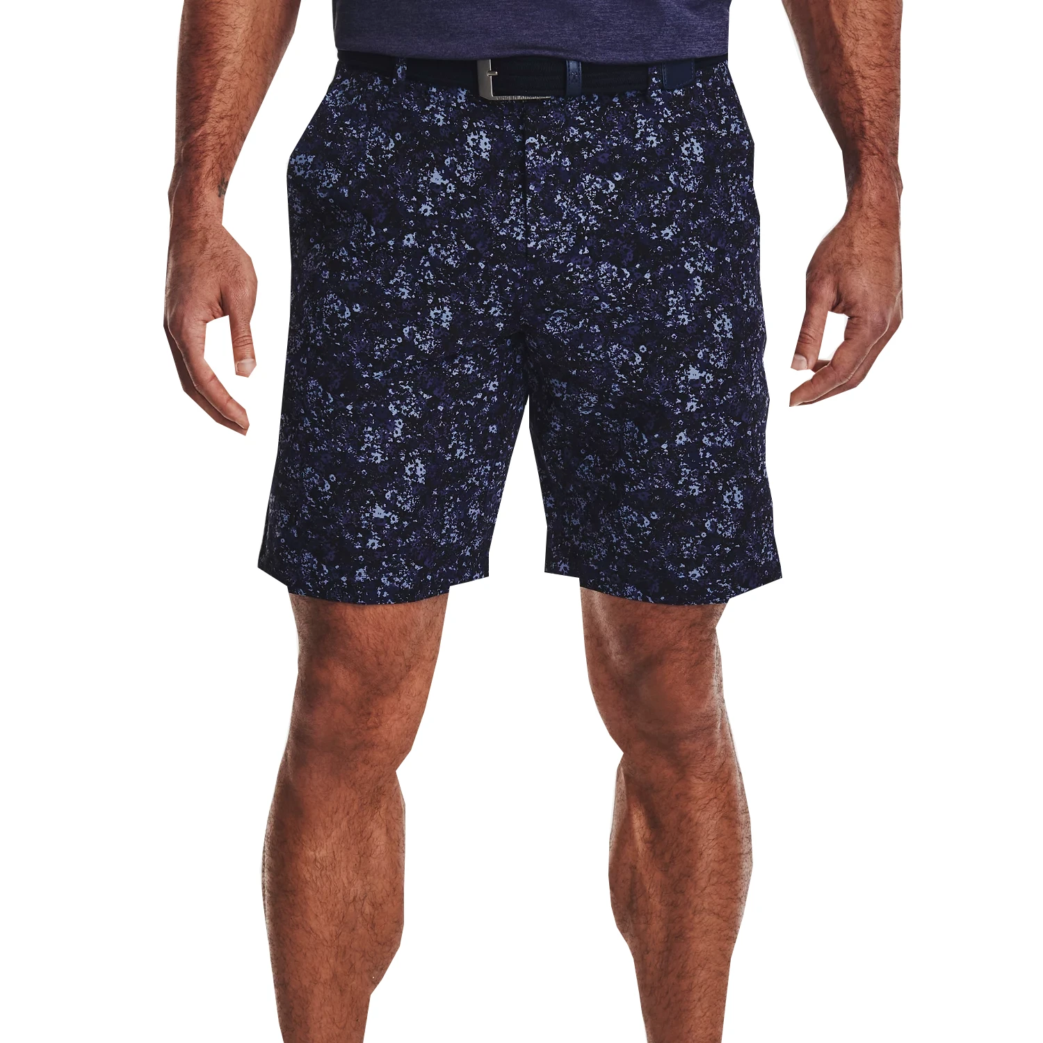 Under Armour Drive Printed Golf Shorts - Midnight Navy 3 Under Armour Drive Printed Golf Shorts - Midnight Navy - Image 3