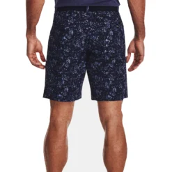 Under Armour Drive Printed Golf Shorts - Midnight Navy 7 Under Armour Drive Printed Golf Shorts - Midnight Navy -Sports - Golf Shop ua driveshort midnightblue 2