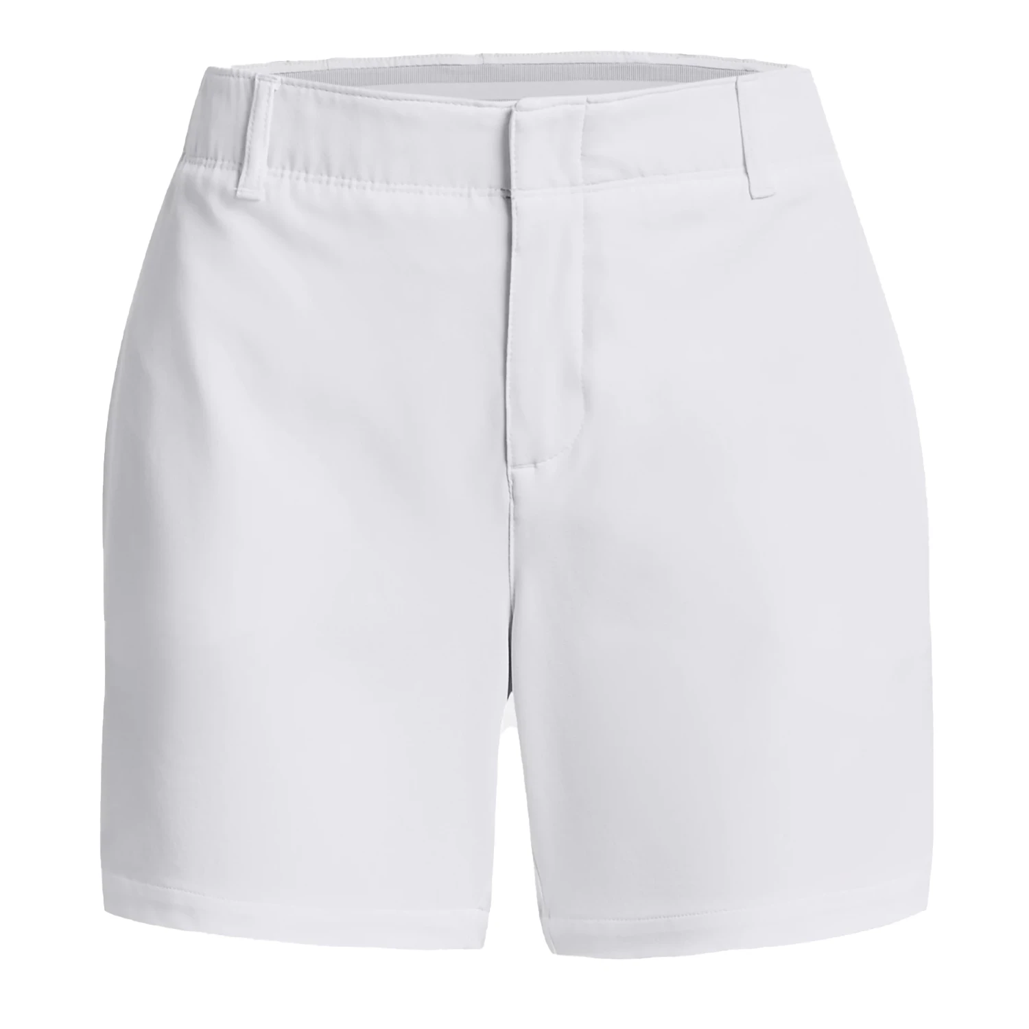 Under Armour Links Ladies Shorty Shorts - White/White 1 Under Armour Links Ladies Shorty Shorts - White/White