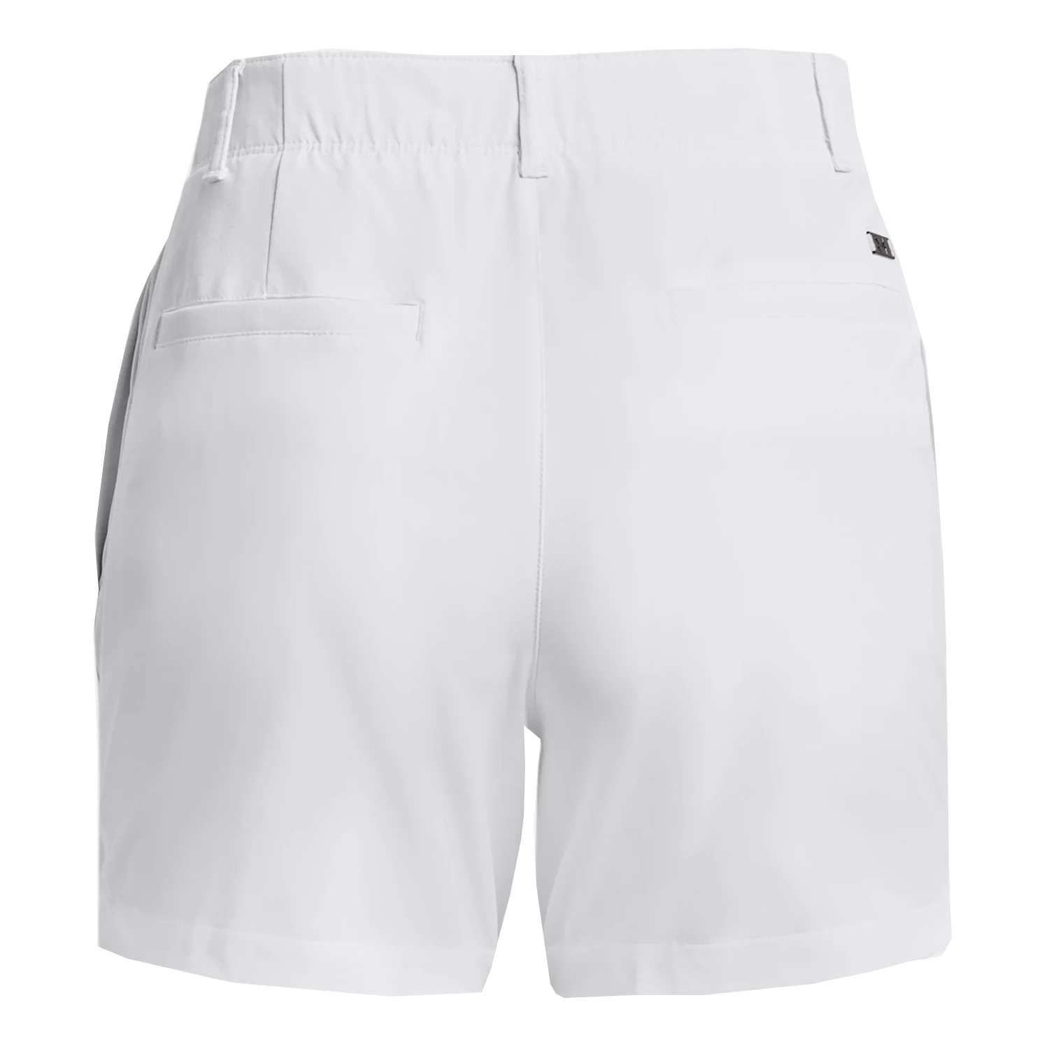 Under Armour Links Ladies Shorty Shorts - White/White 2 Under Armour Links Ladies Shorty Shorts - White/White - Image 2